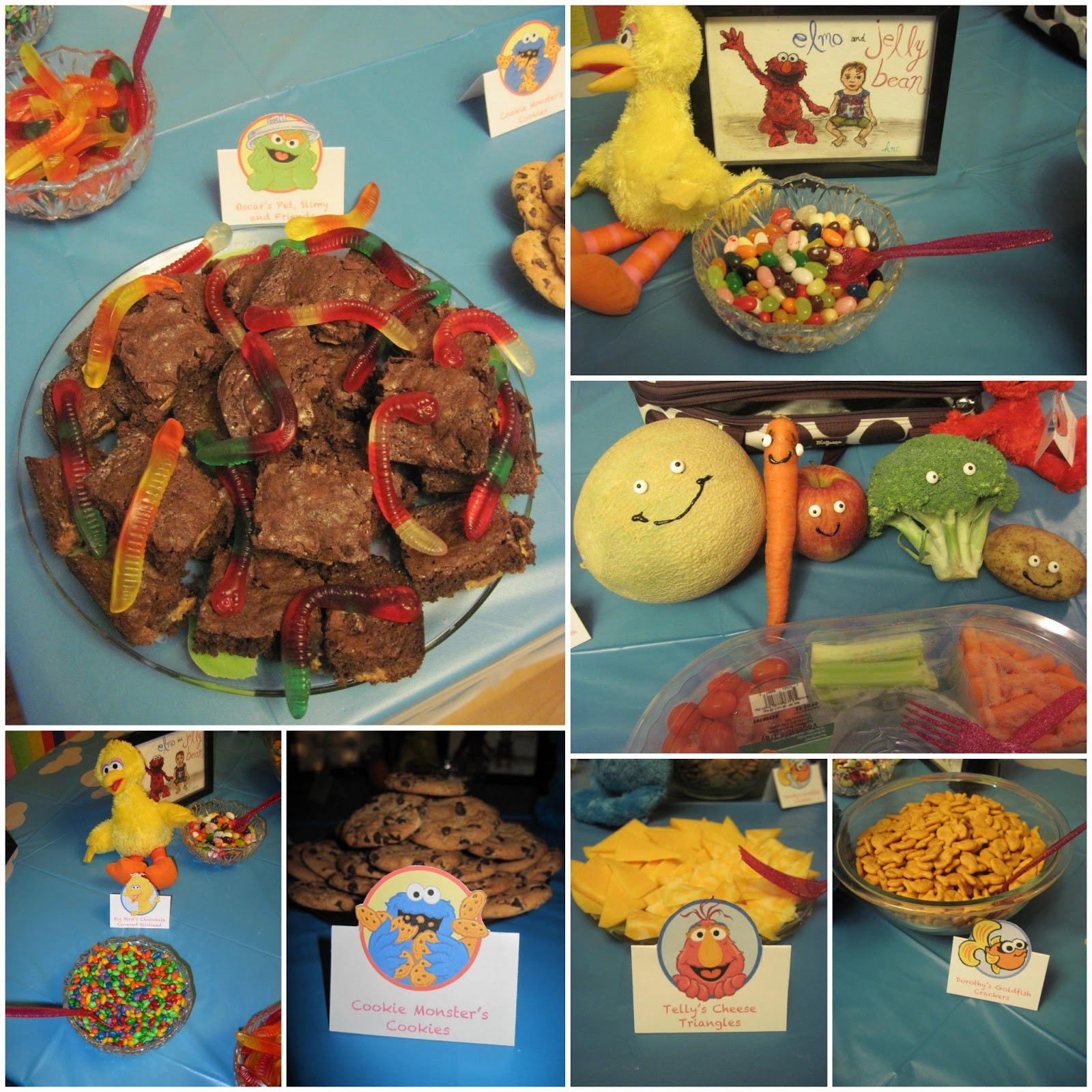 Sesame Street Party Food Ideas
 Life With Crazy Rachel Sesame Street Birthday Party