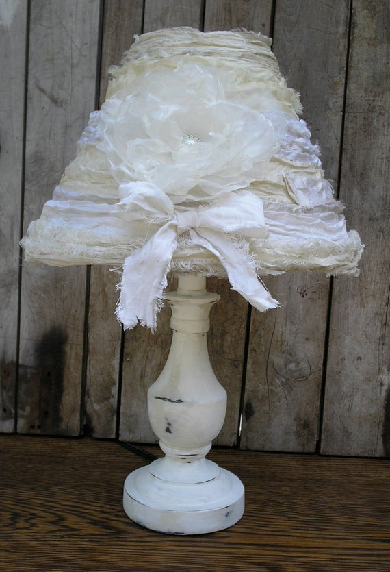 Shabby Chic Bedroom Lamps
 Bedroom Boudoir Lamp Shabby Chic French Cottage by
