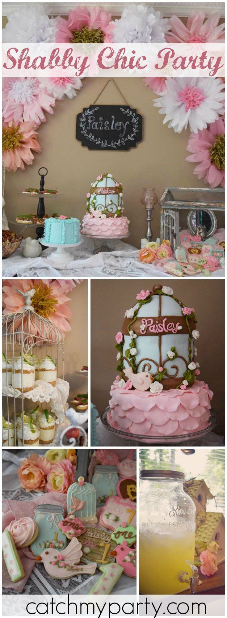 Shabby Chic Birthday Party Decorations
 512 best Shabby Chic Party Ideas images on Pinterest