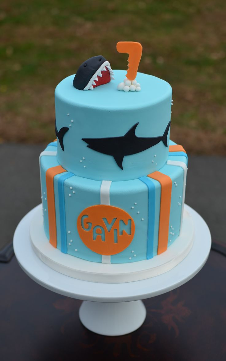 Shark Birthday Cakes
 Shark Birthday Cakes