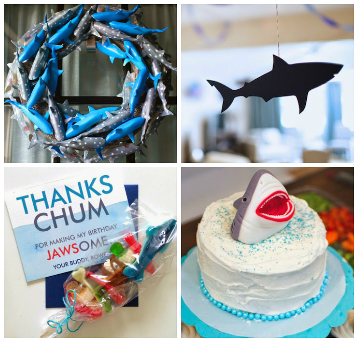 Shark Birthday Party Supplies
 Kara s Party Ideas JAWsome Shark Themed Birthday Party