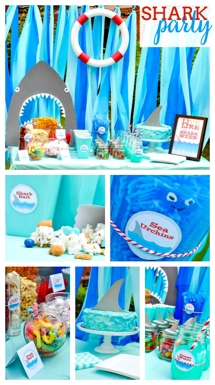 Shark Birthday Party Supplies
 Shark Party Ideas The Love Nerds