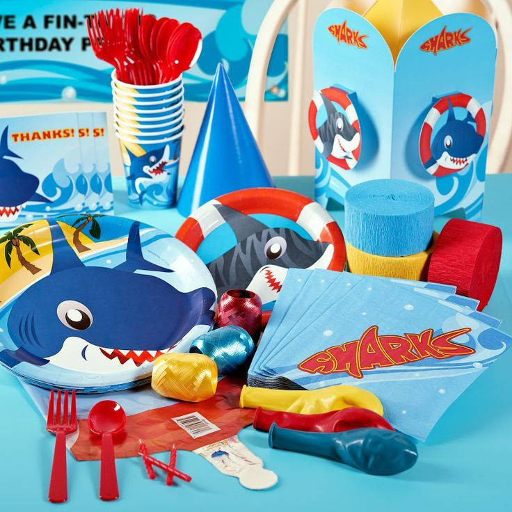 Shark Birthday Party Supplies
 Shark party supplies from BirthdayExpress sharkweek