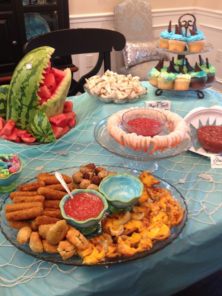 Shark Party Food Ideas
 17 Best images about Shark Week Party on Pinterest