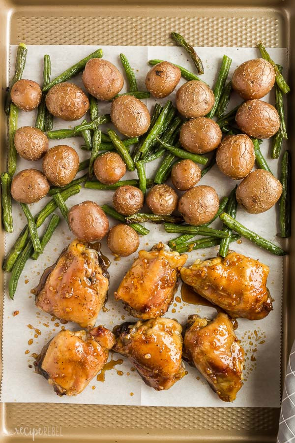 Sheet Pan Dinners Chicken Thighs
 Honey Garlic Chicken Thighs Sheet Pan Dinner The Recipe