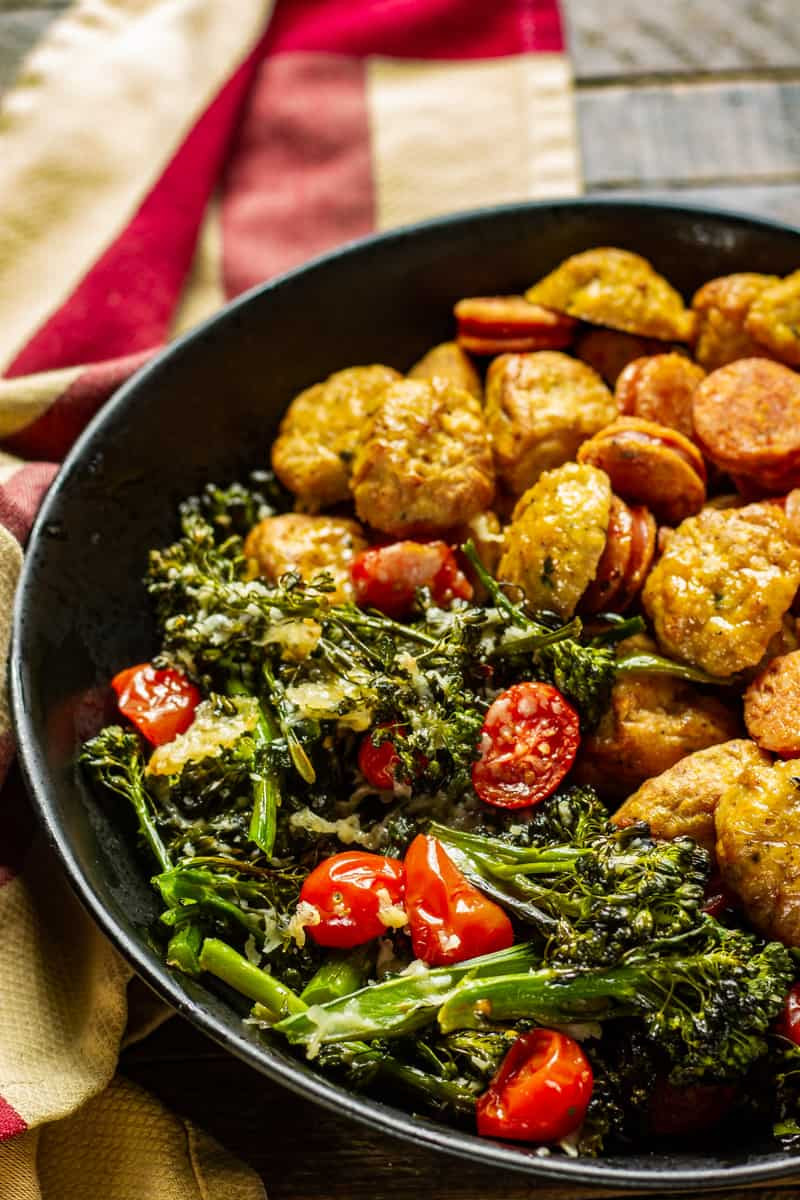 Sheet Pan Dinners Sausage
 Sausage & Broccolini Sheet Pan Dinner • The Wicked Noodle