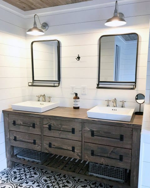 Shiplap Bathroom Walls
 Top 50 Best Shiplap Wall Ideas Wooden Board Interiors