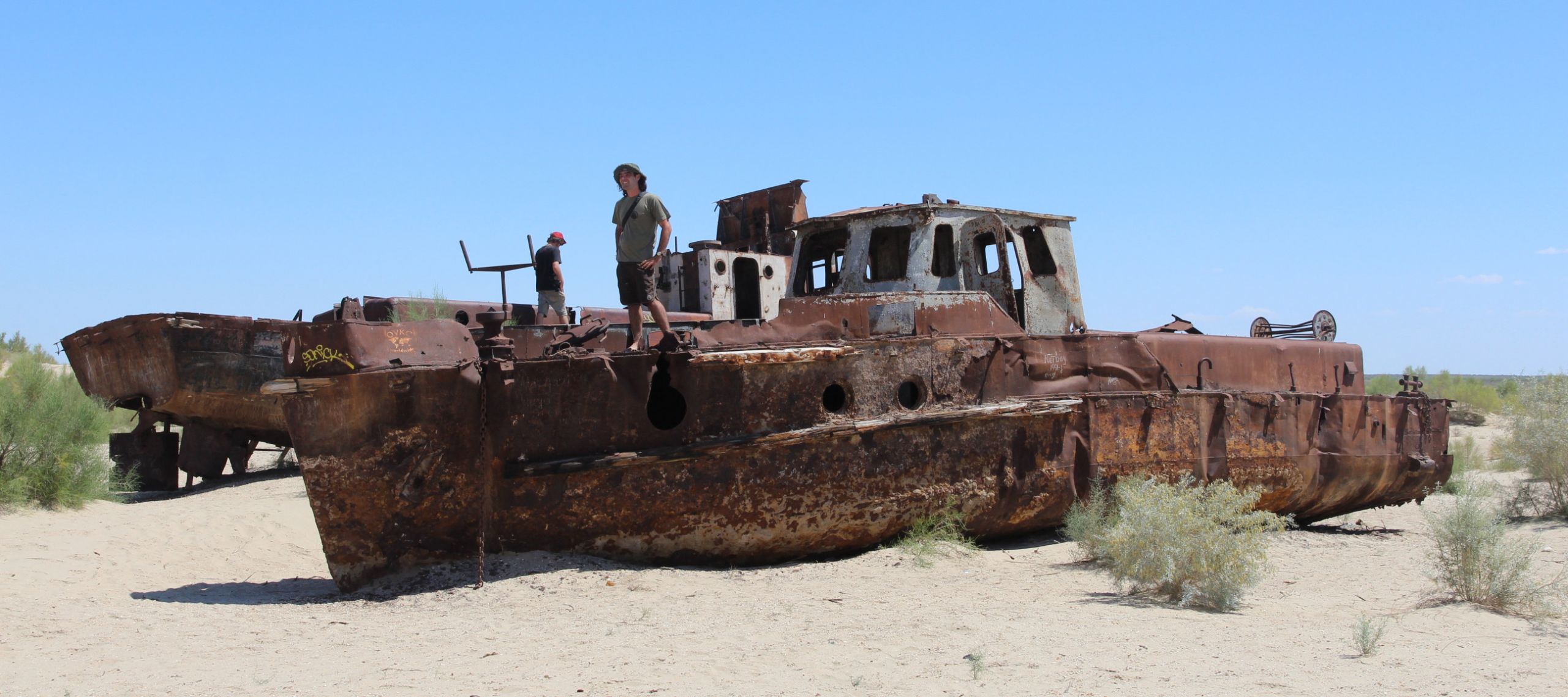 Ships Of The Dessert
 Ghost ships in the desert—the heartbreak of the Aral Sea