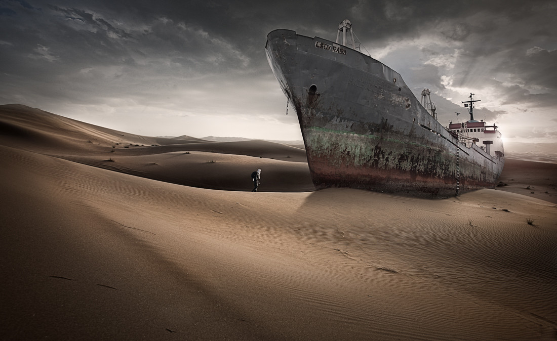 Ships Of The Dessert
 Desert Ship by almiller on DeviantArt