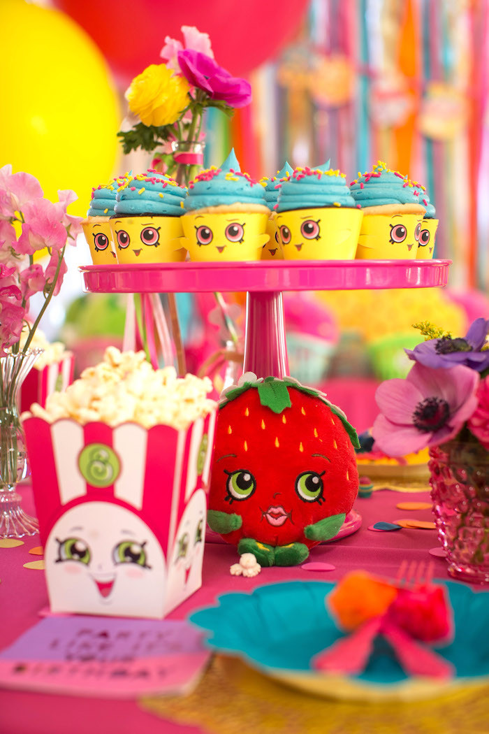 Shopkins Birthday Party Ideas
 Kara s Party Ideas Floral Shopkins Birthday Party