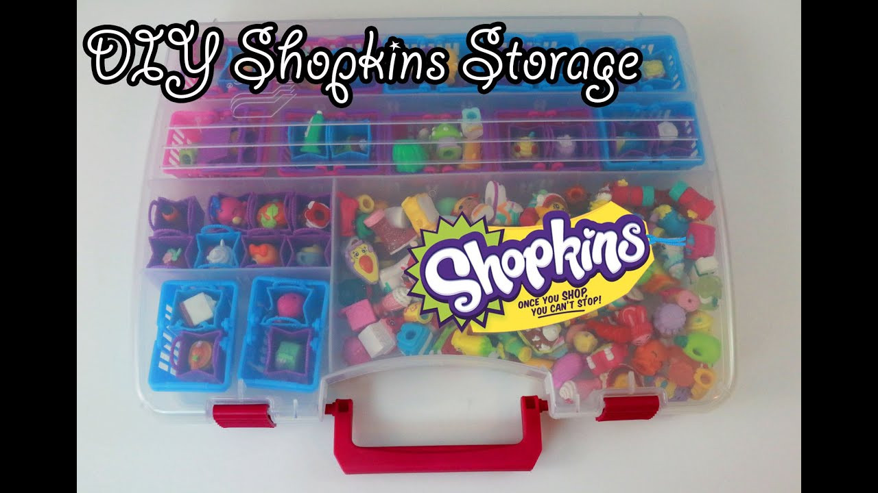Shopkins Organizer DIY
 DIY Shopkins Storage container also great for lalaloopsy