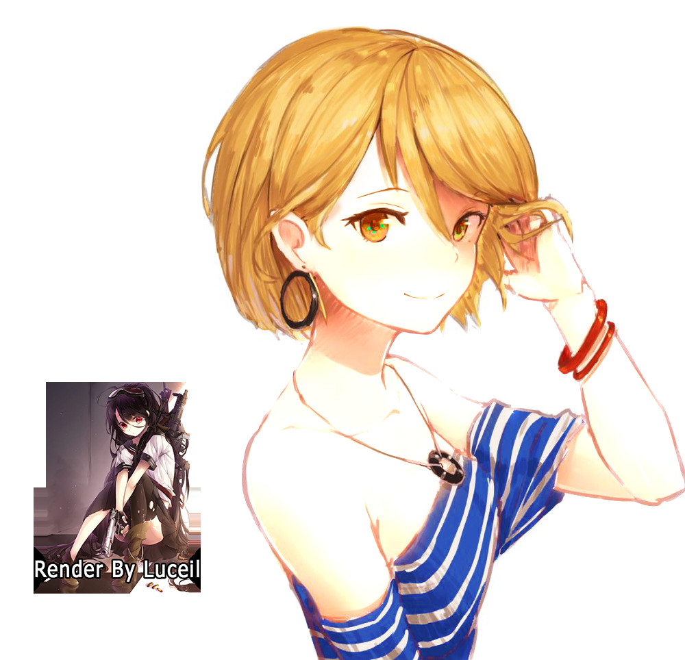 Short Anime Hairstyle
 Anime Girl with Short Hair Render by LgeLuceil on DeviantArt