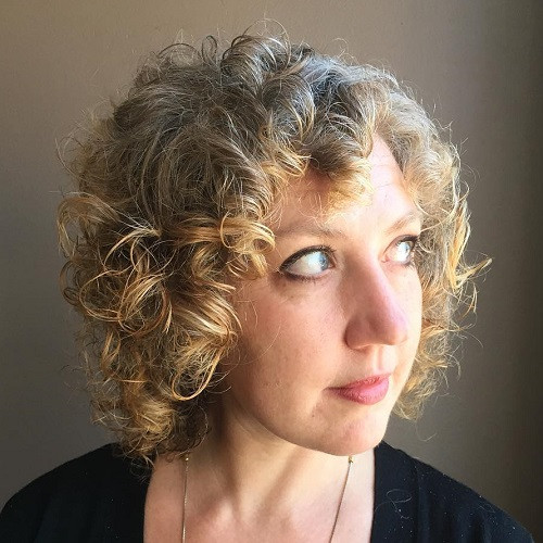 Short Curly Gray Hairstyles
 40 Different Versions of Curly Bob Hairstyle