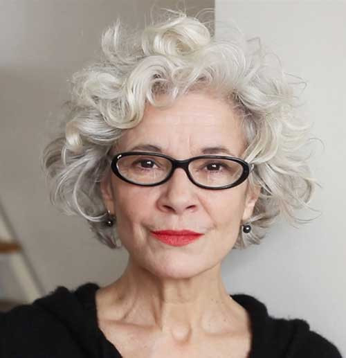Short Curly Gray Hairstyles
 12 Modern Gray Hairstyles That are Anything But "Old"