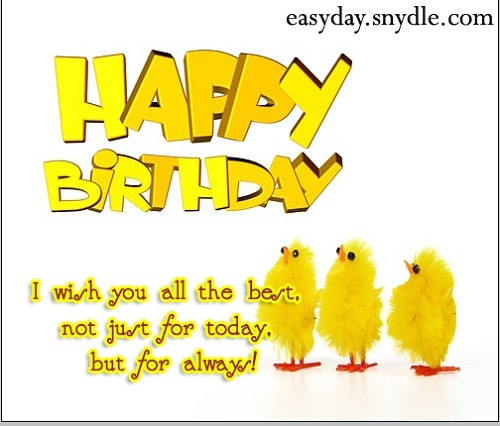 Short Funny Birthday Wishes
 birthday messages Easyday