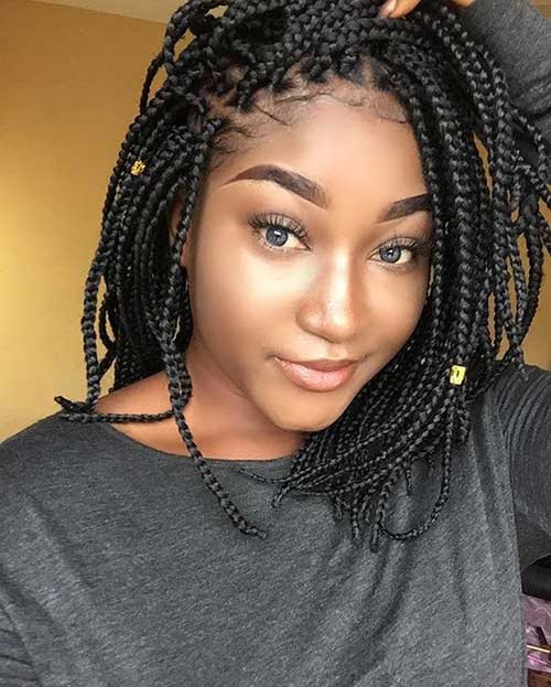 Short Hairstyle With Braids
 Amazing Hairdos for Black La s with Box Braids