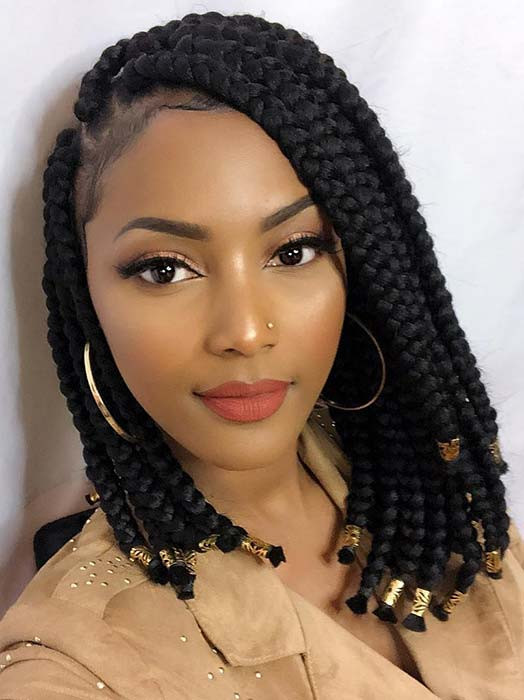 Short Hairstyle With Braids
 23 Short Box Braid Hairstyles Perfect for Warm Weather