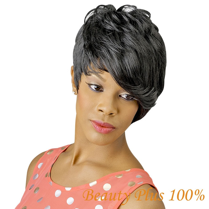 Short Hairstyles Wigs African American
 1PC Natural Wig African American Short Hairstyles Wigs for