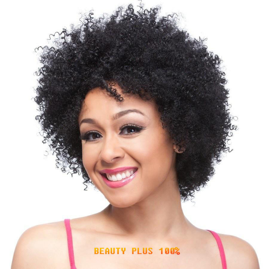 Short Hairstyles Wigs African American
 Short black curly wig Afro African American Wigs for Black