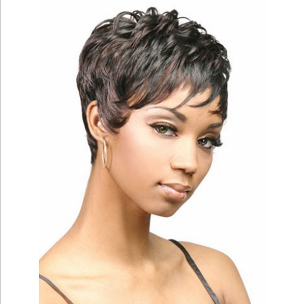 Short Hairstyles Wigs African American
 W11 Natural Wig African American Short Hairstyles Wigs for