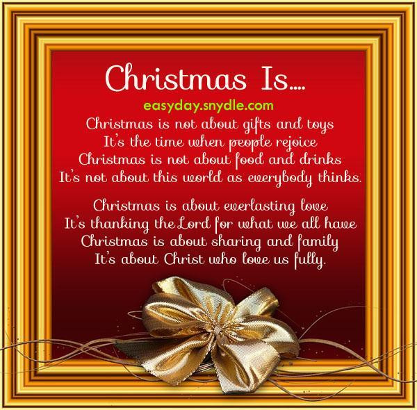 Short Religious Christmas Quotes
 Famous Christmas Poems Easyday