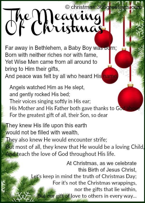 Short Religious Christmas Quotes
 Short Christmas Poems