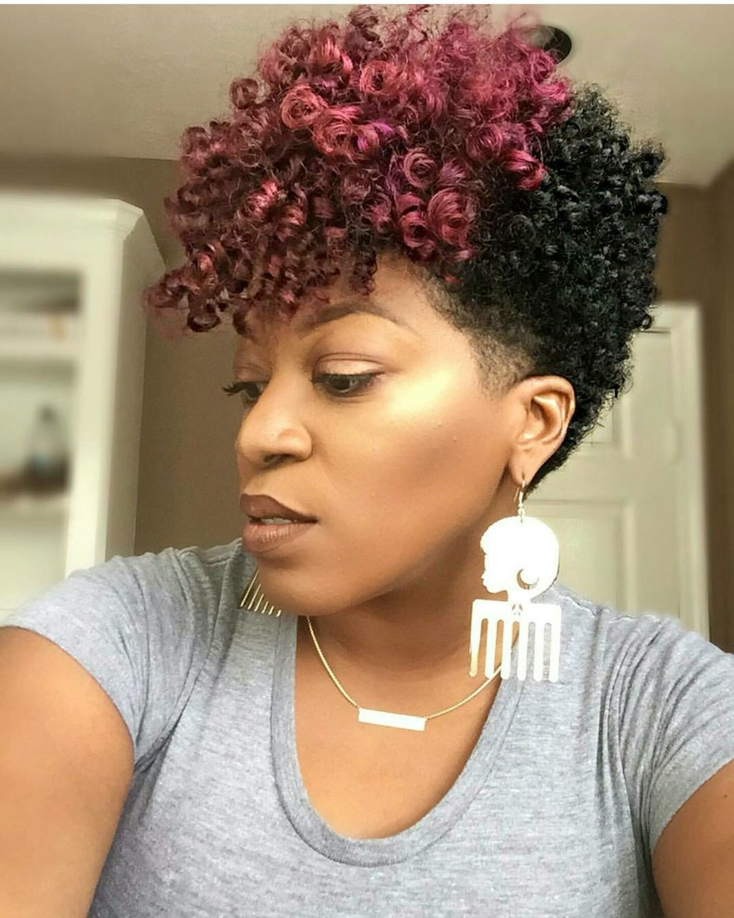 Short Tapered Natural Hairstyles
 TAPERED …