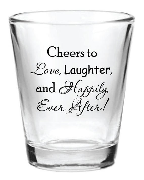 Shot Glass Wedding Favors
 144 Personalized 1 5oz Wedding Favor Glass Shot by Factory21