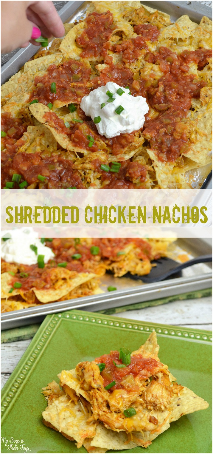 Shredded Chicken Nachos
 Shredded Chicken Nachos Recipe My Boys and Their Toys