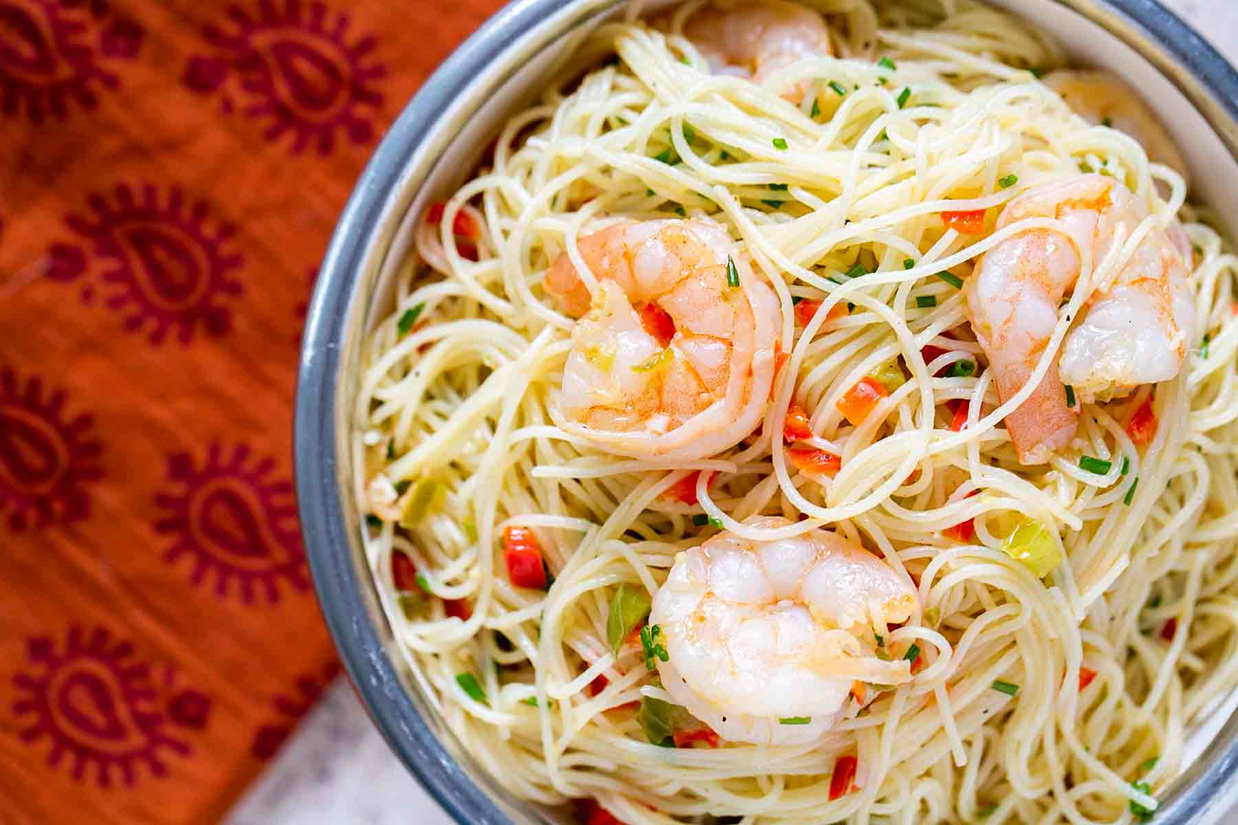 Shrimp And Angel Hair Pasta
 Quick and Easy Shrimp with Angel Hair Pasta Recipe