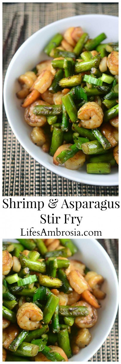 Shrimp And Asparagus Stir-Fry
 Shrimp and Asparagus Stir Fry Life s Ambrosia