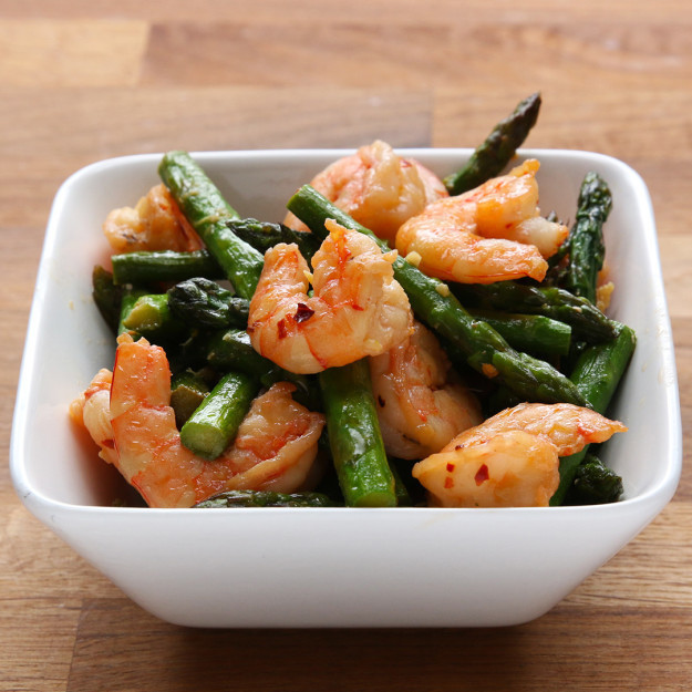 Shrimp And Asparagus Stir-Fry
 Shrimp and Asparagus Stir Fry – My Team My Health