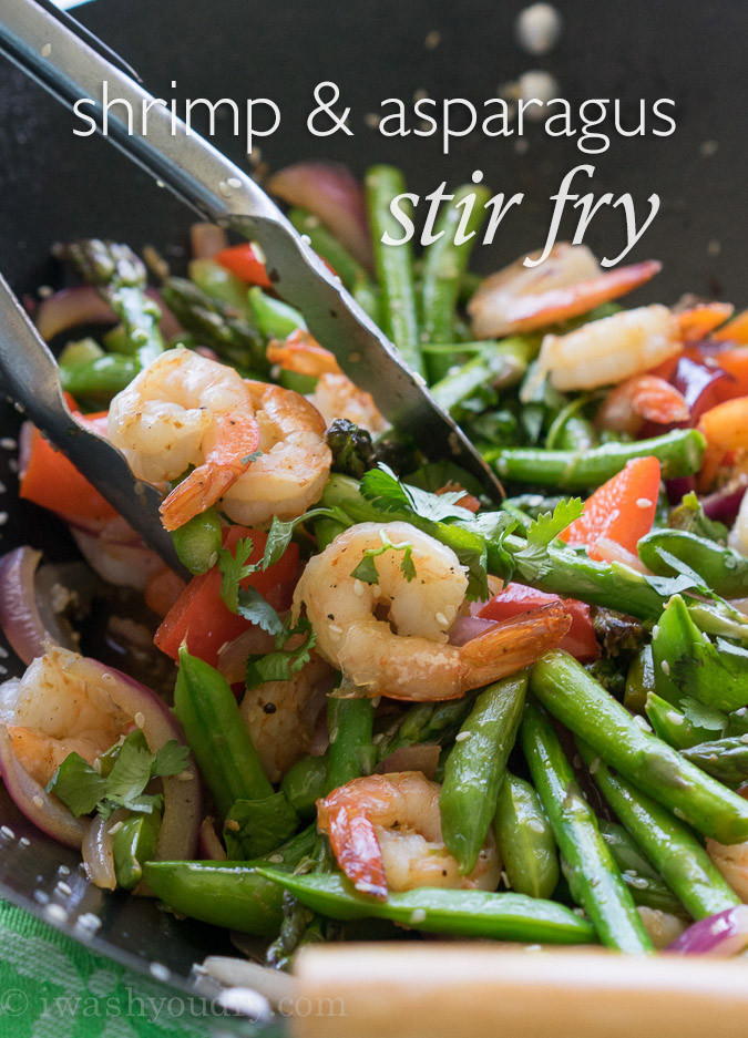 Shrimp And Asparagus Stir-Fry
 Shrimp and Asparagus Stir Fry