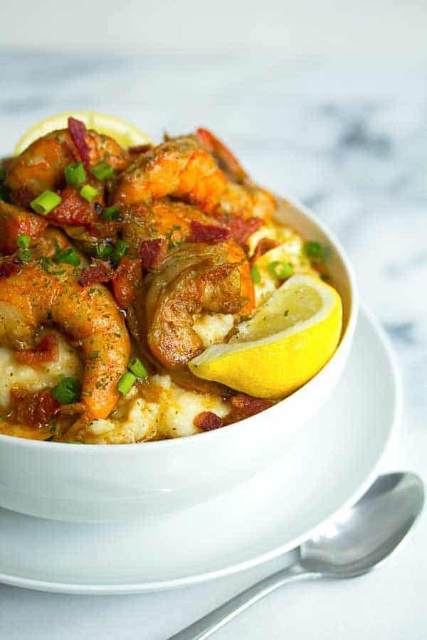 Shrimp And Grits New Orleans
 New Orleans BBQ Shrimp and Grits Grandbaby Cakes