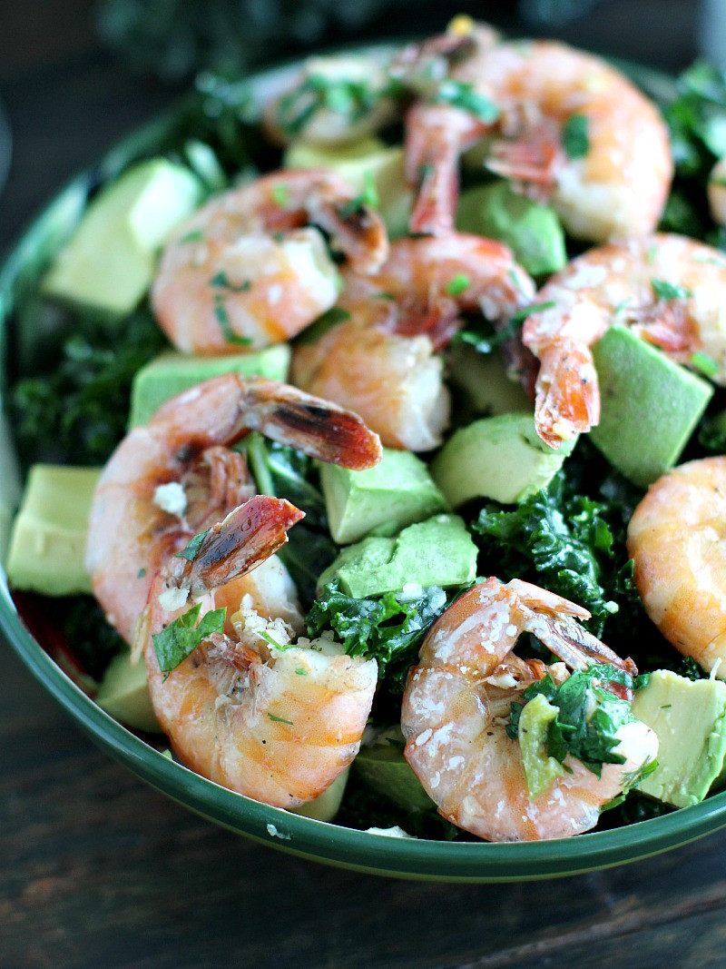 Shrimp And Kale Salad
 Lemon Pepper Shrimp Kale Salad – Rich Fit Foods