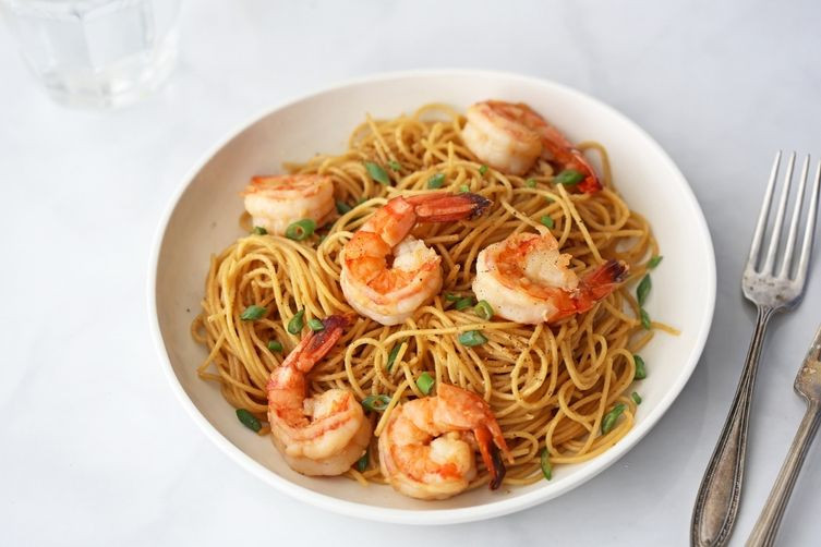 Shrimp And Noodles Recipe
 Garlic Noodles with Shrimp Recipe on Food52
