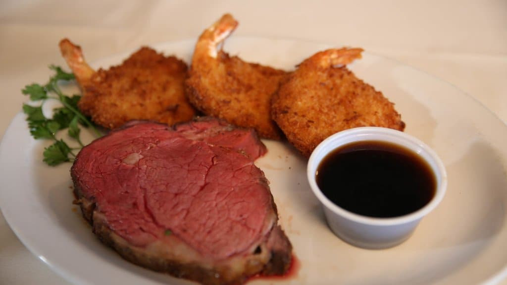 Shrimp And Prime Rib
 Delicious Down Home Eats from Seabrook Classic Cafe
