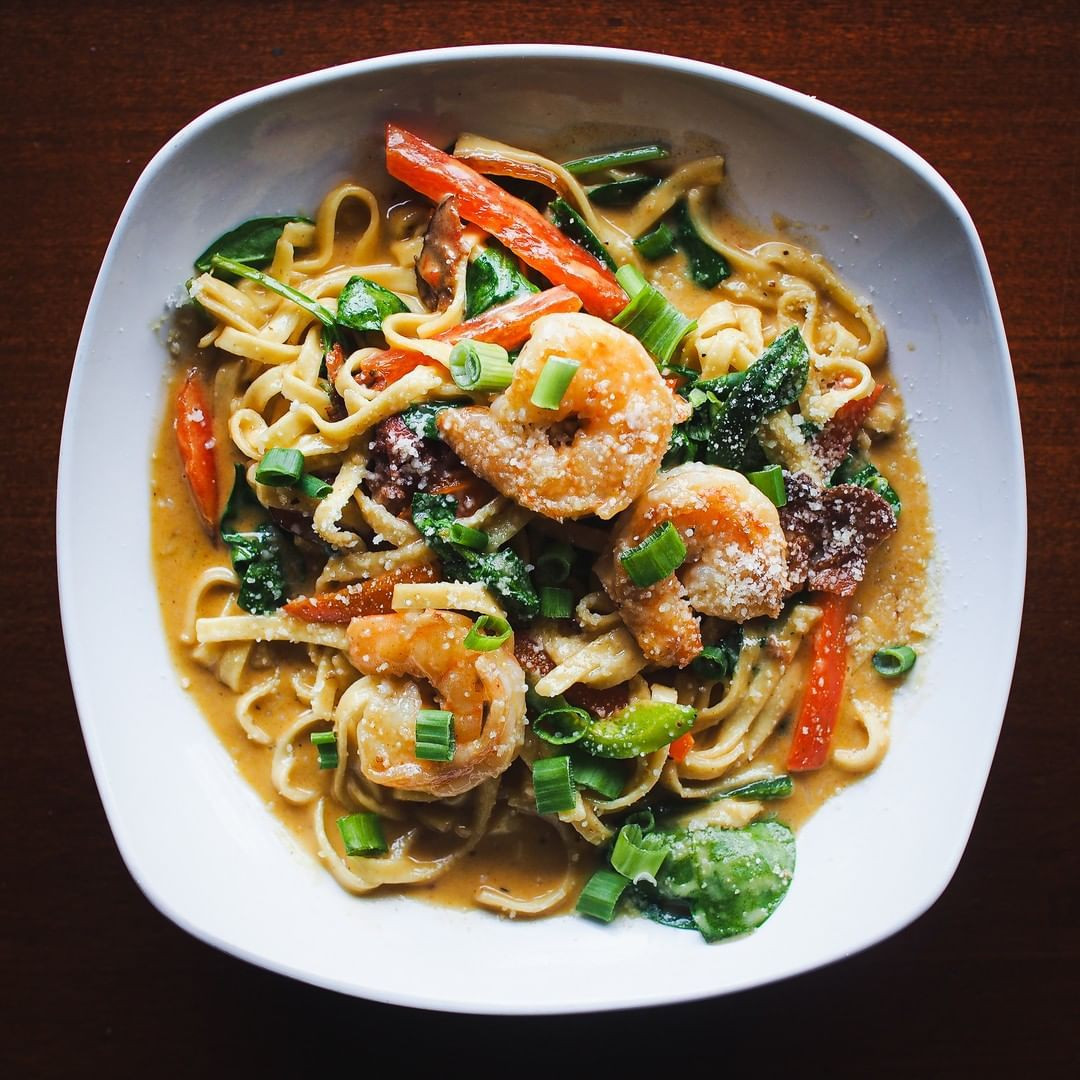 Shrimp And Tasso Pasta
 Were keeping the creole theme going during the week of
