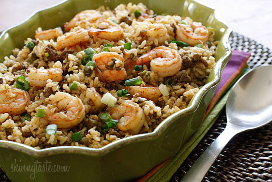 Shrimp Brown Rice Recipes
 Dirty Brown Rice with Shrimp Skinnytaste