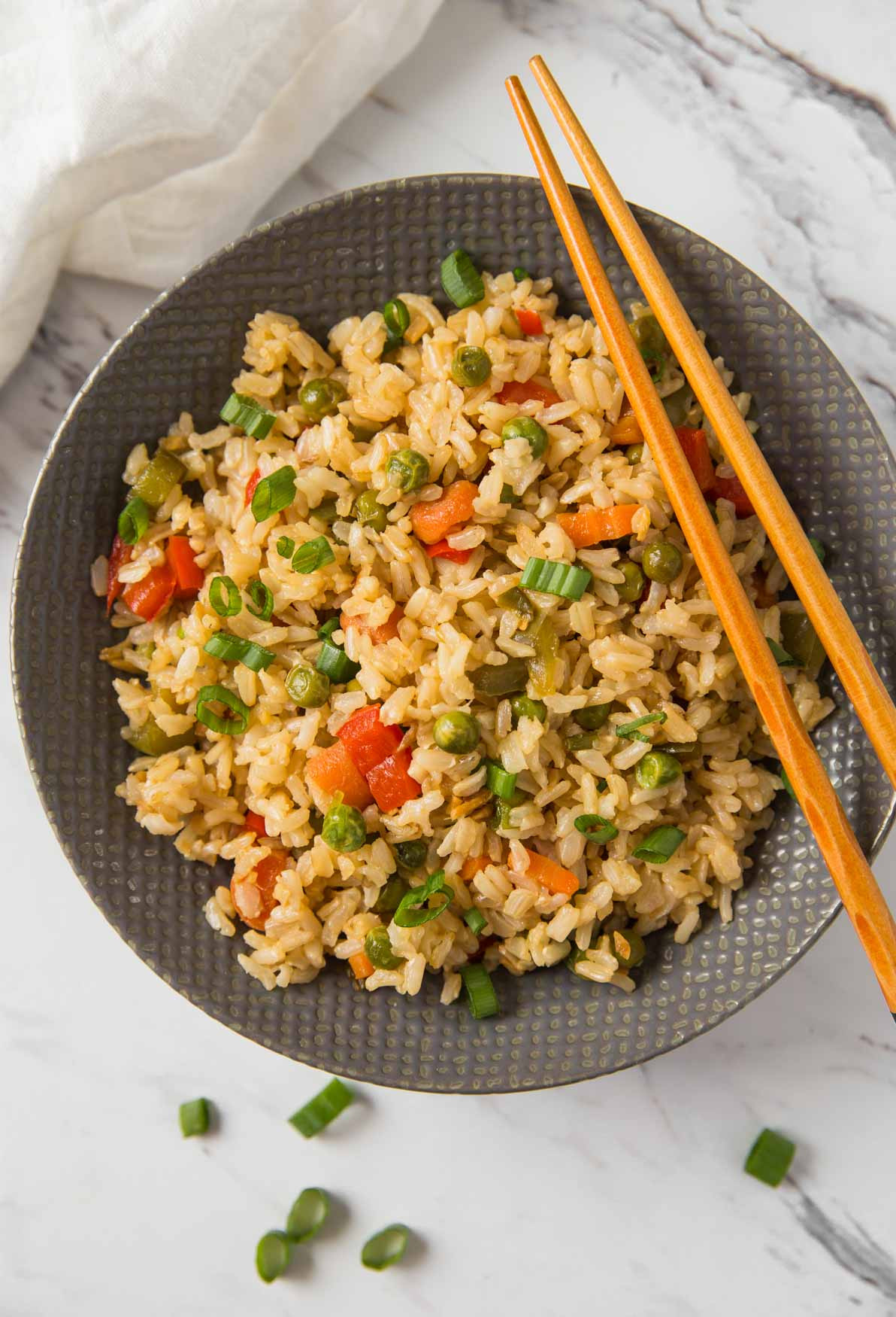 Shrimp Brown Rice Recipes
 Healthy Fried Brown Rice With Ve ables