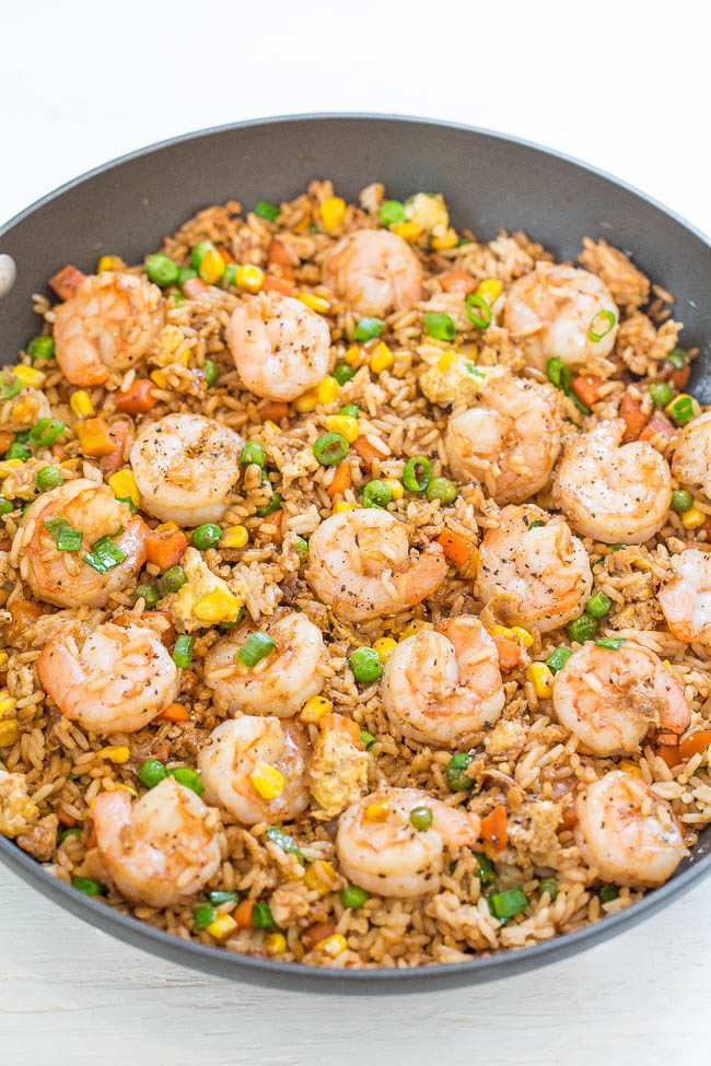 Shrimp Fried Rice Recipes
 Easy Better Than Takeout Shrimp Fried Rice Averie Cooks