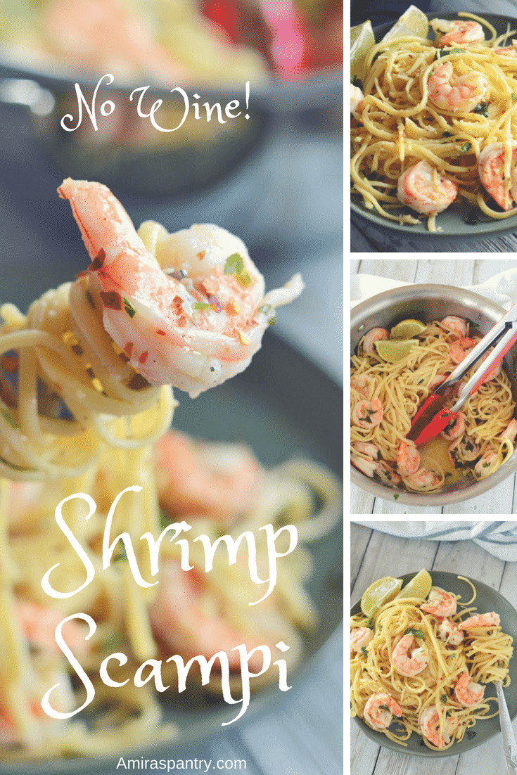 Shrimp Scampi Pasta Without Wine
 No Wine Easy Shrimp Scampi Recipe