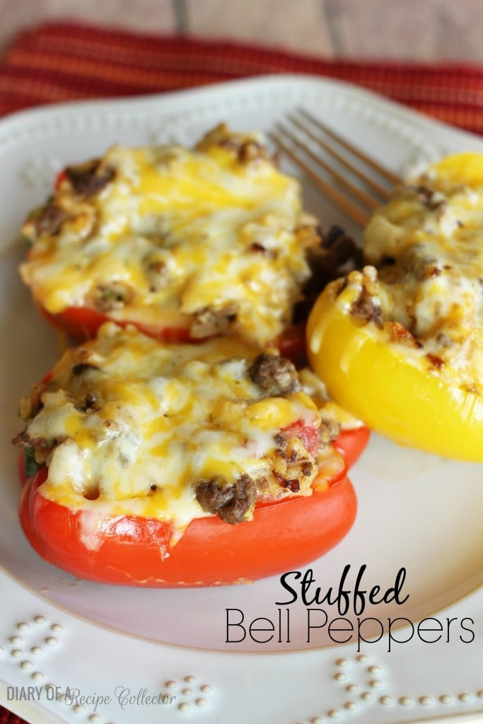 Shrimp Stuffed Bell Peppers
 Shrimp Stuffed Peppers Diary of A Recipe Collector