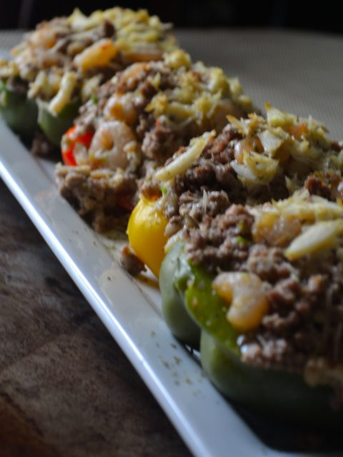 Shrimp Stuffed Bell Peppers
 Seafood Stuffed Bell Peppers Coop Can Cook