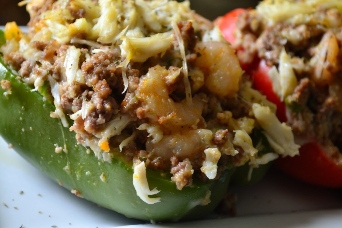 Shrimp Stuffed Bell Peppers
 Seafood Stuffed Bell Peppers Coop Can Cook