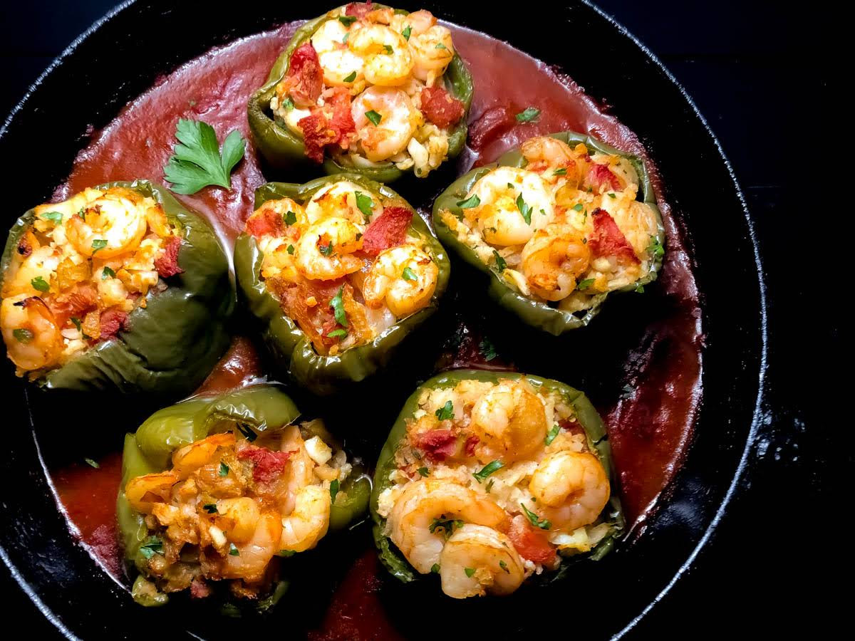 Shrimp Stuffed Bell Peppers
 10 Best Stuffed Pepper Recipes with Shrimp and Rice