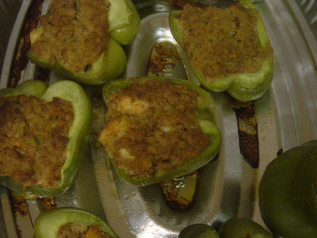 Shrimp Stuffed Bell Peppers
 Crabment and Shrimp Stuffed Bell Peppers Recipe Rickey s