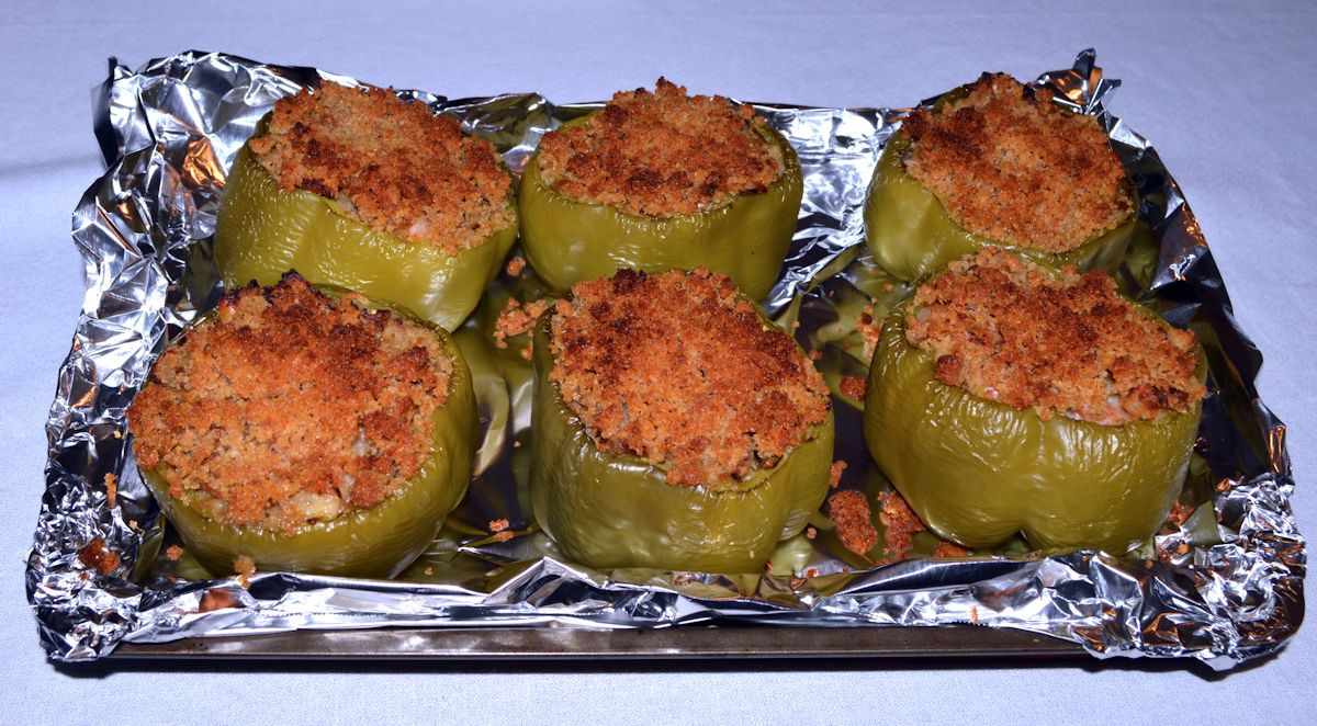 Shrimp Stuffed Bell Peppers
 Louisiana Shrimp Stuffed Bell Peppers