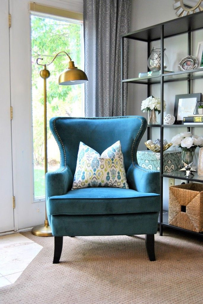 Side Chairs Living Room
 Designing Home With Endearing Blue Accent Chairs For