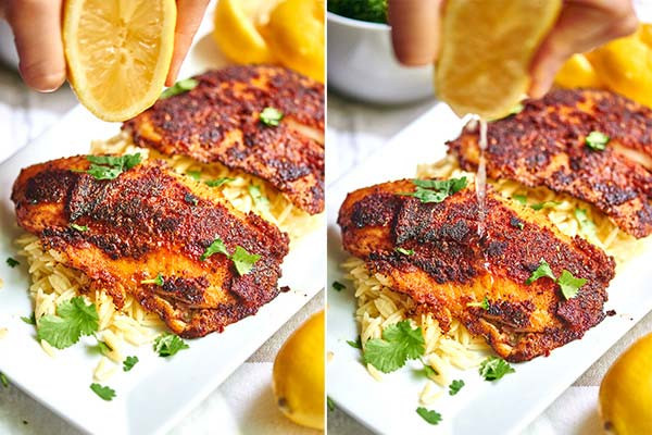 Side Dishes For Tilapia
 Blackened Tilapia with Homemade Spice Rub Healthy